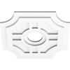imageEkena Millwork CMP14HS03000 Haus Architectural Grade PVC Contemporary Urethane Ceiling Medallions 14quotOD x 3quotID x 4 12quotC x 1quotP18OD x 4ID x 6C x 1P