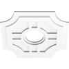 imageEkena Millwork CMP14HS03000 Haus Architectural Grade PVC Contemporary Urethane Ceiling Medallions 14quotOD x 3quotID x 4 12quotC x 1quotP22OD x 6ID x 7 14C x 1P