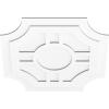imageEkena Millwork CMP14HS03000 Haus Architectural Grade PVC Contemporary Urethane Ceiling Medallions 14quotOD x 3quotID x 4 12quotC x 1quotP34OD x 11 14C x 1P