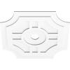 imageEkena Millwork CMP14HS03000 Haus Architectural Grade PVC Contemporary Urethane Ceiling Medallions 14quotOD x 3quotID x 4 12quotC x 1quotP34OD x 4ID x 11 14C x 1P