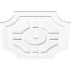 imageEkena Millwork CMP14HS03000 Haus Architectural Grade PVC Contemporary Urethane Ceiling Medallions 14quotOD x 3quotID x 4 12quotC x 1quotP38OD x 3ID x 12 12C x 1P