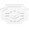 imageEkena Millwork CMP14HS03000 Haus Architectural Grade PVC Contemporary Urethane Ceiling Medallions 14quotOD x 3quotID x 4 12quotC x 1quotP40OD x 5ID x 13 14C x 1P