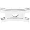 imageEkena Millwork CMP14X9HN03000 Haven Architectural Grade PVC Contemporary Urethane Ceiling Medallions 14quotW x 9 38quotH x 3quotID x 3quotC x 1quotP10W x 6 58H x 2ID x 2C x 1P