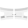 imageEkena Millwork CMP14X9HN03000 Haven Architectural Grade PVC Contemporary Urethane Ceiling Medallions 14quotW x 9 38quotH x 3quotID x 3quotC x 1quotP10W x 6 58H x 1ID x 2C x 1P