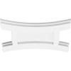 imageEkena Millwork CMP14X9HN03000 Haven Architectural Grade PVC Contemporary Urethane Ceiling Medallions 14quotW x 9 38quotH x 3quotID x 3quotC x 1quotP12W x 8H x 2 12C x 1P