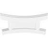 imageEkena Millwork CMP14X9HN03000 Haven Architectural Grade PVC Contemporary Urethane Ceiling Medallions 14quotW x 9 38quotH x 3quotID x 3quotC x 1quotP18W x 12H x 3 34C x 1P
