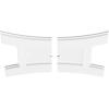 imageEkena Millwork CMP14X9HN03000 Haven Architectural Grade PVC Contemporary Urethane Ceiling Medallions 14quotW x 9 38quotH x 3quotID x 3quotC x 1quotP24W x 16H x 1ID x 5 14C x 1P