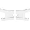 imageEkena Millwork CMP14X9HN03000 Haven Architectural Grade PVC Contemporary Urethane Ceiling Medallions 14quotW x 9 38quotH x 3quotID x 3quotC x 1quotP24W x 16H x 3ID x 5 14C x 1P