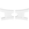 imageEkena Millwork CMP14X9HN03000 Haven Architectural Grade PVC Contemporary Urethane Ceiling Medallions 14quotW x 9 38quotH x 3quotID x 3quotC x 1quotP30W x 20H x 6ID x 6 12C x 1P