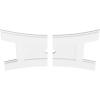 imageEkena Millwork CMP14X9HN03000 Haven Architectural Grade PVC Contemporary Urethane Ceiling Medallions 14quotW x 9 38quotH x 3quotID x 3quotC x 1quotP30W x 20H x 2ID x 6 12C x 1P