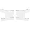 imageEkena Millwork CMP14X9HN03000 Haven Architectural Grade PVC Contemporary Urethane Ceiling Medallions 14quotW x 9 38quotH x 3quotID x 3quotC x 1quotP32W x 21 38H x 3ID x 7C x 1P