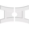 imageEkena Millwork CMP14X9HN03000 Haven Architectural Grade PVC Contemporary Urethane Ceiling Medallions 14quotW x 9 38quotH x 3quotID x 3quotC x 1quotP32W x 21 38H x 5ID x 7C x 1P