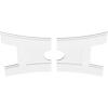 imageEkena Millwork CMP14X9HN03000 Haven Architectural Grade PVC Contemporary Urethane Ceiling Medallions 14quotW x 9 38quotH x 3quotID x 3quotC x 1quotP32W x 21 38H x 5ID x 7C x 1P