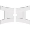 imageEkena Millwork CMP14X9HN03000 Haven Architectural Grade PVC Contemporary Urethane Ceiling Medallions 14quotW x 9 38quotH x 3quotID x 3quotC x 1quotP32W x 21 38H x 3ID x 7C x 1P