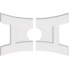 imageEkena Millwork CMP14X9HN03000 Haven Architectural Grade PVC Contemporary Urethane Ceiling Medallions 14quotW x 9 38quotH x 3quotID x 3quotC x 1quotP32W x 21 38H x 6ID x 7C x 1P