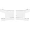 imageEkena Millwork CMP14X9HN03000 Haven Architectural Grade PVC Contemporary Urethane Ceiling Medallions 14quotW x 9 38quotH x 3quotID x 3quotC x 1quotP32W x 21 38H x 2ID x 7C x 1P