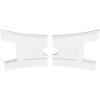 imageEkena Millwork CMP14X9HN03000 Haven Architectural Grade PVC Contemporary Urethane Ceiling Medallions 14quotW x 9 38quotH x 3quotID x 3quotC x 1quotP32W x 21 38H x 4ID x 7C x 1P