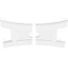 imageEkena Millwork CMP14X9HN03000 Haven Architectural Grade PVC Contemporary Urethane Ceiling Medallions 14quotW x 9 38quotH x 3quotID x 3quotC x 1quotP34W x 22 58H x 4ID x 7 14C x 1P