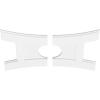 imageEkena Millwork CMP14X9HN03000 Haven Architectural Grade PVC Contemporary Urethane Ceiling Medallions 14quotW x 9 38quotH x 3quotID x 3quotC x 1quotP34W x 22 58H x 7ID x 7 14C x 1P