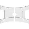 imageEkena Millwork CMP14X9HN03000 Haven Architectural Grade PVC Contemporary Urethane Ceiling Medallions 14quotW x 9 38quotH x 3quotID x 3quotC x 1quotP36W x 24H x 4ID x 7 34C x 1P