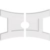 imageEkena Millwork CMP14X9HN03000 Haven Architectural Grade PVC Contemporary Urethane Ceiling Medallions 14quotW x 9 38quotH x 3quotID x 3quotC x 1quotP36W x 24H x 5ID x 7 34C x 1P