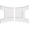 imageEkena Millwork CMP14X9HN03000 Haven Architectural Grade PVC Contemporary Urethane Ceiling Medallions 14quotW x 9 38quotH x 3quotID x 3quotC x 1quotP38W x 25 38H x 1ID x 8 14C x 1P