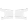 imageEkena Millwork CMP14X9HN03000 Haven Architectural Grade PVC Contemporary Urethane Ceiling Medallions 14quotW x 9 38quotH x 3quotID x 3quotC x 1quotP38W x 25 38H x 1ID x 8 14C x 1P