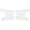 imageEkena Millwork CMP14X9HN03000 Haven Architectural Grade PVC Contemporary Urethane Ceiling Medallions 14quotW x 9 38quotH x 3quotID x 3quotC x 1quotP38W x 25 38H x 5ID x 8 14C x 1P
