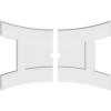 imageEkena Millwork CMP14X9HN03000 Haven Architectural Grade PVC Contemporary Urethane Ceiling Medallions 14quotW x 9 38quotH x 3quotID x 3quotC x 1quotP38W x 25 38H x 2ID x 8 14C x 1P