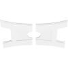 imageEkena Millwork CMP14X9HN03000 Haven Architectural Grade PVC Contemporary Urethane Ceiling Medallions 14quotW x 9 38quotH x 3quotID x 3quotC x 1quotP38W x 25 38H x 6ID x 8 14C x 1P
