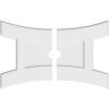 imageEkena Millwork CMP14X9HN03000 Haven Architectural Grade PVC Contemporary Urethane Ceiling Medallions 14quotW x 9 38quotH x 3quotID x 3quotC x 1quotP38W x 25 38H x 3ID x 8 14C x 1P