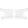 imageEkena Millwork CMP14X9HN03000 Haven Architectural Grade PVC Contemporary Urethane Ceiling Medallions 14quotW x 9 38quotH x 3quotID x 3quotC x 1quotP40W x 26 58H x 4ID x 8 34C x 1P