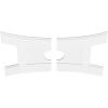 imageEkena Millwork CMP14X9HN03000 Haven Architectural Grade PVC Contemporary Urethane Ceiling Medallions 14quotW x 9 38quotH x 3quotID x 3quotC x 1quotP40W x 26 58H x 6ID x 8 34C x 1P