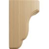 imageEkena Millwork COR02X02X04CPAL Capistrano Mission Wood Corbels 2 12quotW x 2 34quotD x 4 12quotH AlderCherry