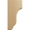imageEkena Millwork COR02X02X04CPAL Capistrano Mission Wood Corbels 2 12quotW x 2 34quotD x 4 12quotH AlderCherry