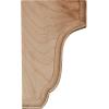 imageEkena Millwork COR02X02X04CPAL Capistrano Mission Wood Corbels 2 12quotW x 2 34quotD x 4 12quotH AlderRubberwood