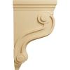 imageEkena Millwork COR03X08X13TSRW Boston Traditional Scroll Wood Corbels 3 78quotW x 8quotD x 13quotH RubberwoodAlder