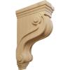 imageEkena Millwork COR03X08X13TSRW Boston Traditional Scroll Wood Corbels 3 78quotW x 8quotD x 13quotH RubberwoodCherry