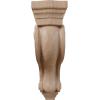 imageEkena Millwork COR03X08X13TSRW Boston Traditional Scroll Wood Corbels 3 78quotW x 8quotD x 13quotH RubberwoodMahogany