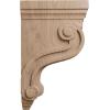 imageEkena Millwork COR03X08X13TSRW Boston Traditional Scroll Wood Corbels 3 78quotW x 8quotD x 13quotH RubberwoodMahogany