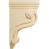 imageEkena Millwork COR03X08X13TSRW Boston Traditional Scroll Wood Corbels 3 78quotW x 8quotD x 13quotH RubberwoodMaple