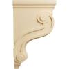 imageEkena Millwork COR03X08X13TSRW Boston Traditional Scroll Wood Corbels 3 78quotW x 8quotD x 13quotH RubberwoodMaple