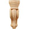 imageEkena Millwork COR03X08X13TSRW Boston Traditional Scroll Wood Corbels 3 78quotW x 8quotD x 13quotH RubberwoodRed Oak