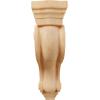 imageEkena Millwork COR03X08X13TSRW Boston Traditional Scroll Wood Corbels 3 78quotW x 8quotD x 13quotH RubberwoodRed Oak