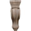 imageEkena Millwork COR03X08X13TSRW Boston Traditional Scroll Wood Corbels 3 78quotW x 8quotD x 13quotH RubberwoodWalnut