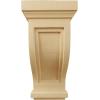 imageEkena Millwork COR04X05X10TRRW Traditional Recessed Wood Corbels 4 34quotW x 5quotD x 10quotH RubberwoodAlder