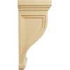 imageEkena Millwork COR04X05X10TRRW Traditional Recessed Wood Corbels 4 34quotW x 5quotD x 10quotH RubberwoodAlder