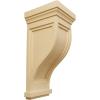 imageEkena Millwork COR04X05X10TRRW Traditional Recessed Wood Corbels 4 34quotW x 5quotD x 10quotH RubberwoodAlder