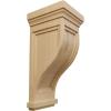 imageEkena Millwork COR04X05X10TRRW Traditional Recessed Wood Corbels 4 34quotW x 5quotD x 10quotH RubberwoodCherry