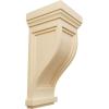 imageEkena Millwork COR04X05X10TRRW Traditional Recessed Wood Corbels 4 34quotW x 5quotD x 10quotH RubberwoodMaple